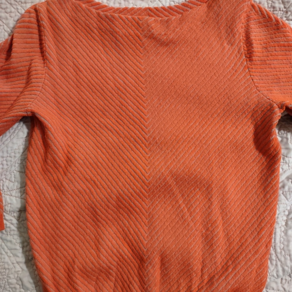 Orange Ribbed Sweater - Picture 3 of 3